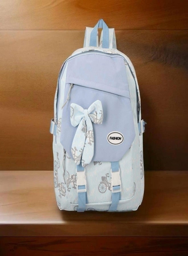 Areo Bag - 25 Litre Water resistant School Backpack Bags for Girl - Large 17 Inch Laptop Bag for Girls 12+ Years, College Bag for Girls, Women, Ideal for Office, Travel, School, College (GREY) - Image 4